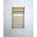 Luxury Golden Heated Towel Radiator Stainless Steel 304 Towel Racks Towel Warmer 9048